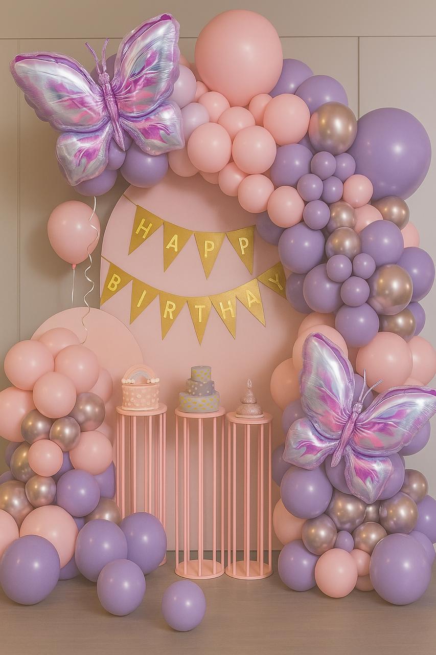 Butterfly Happy Birthday Decoration Theme