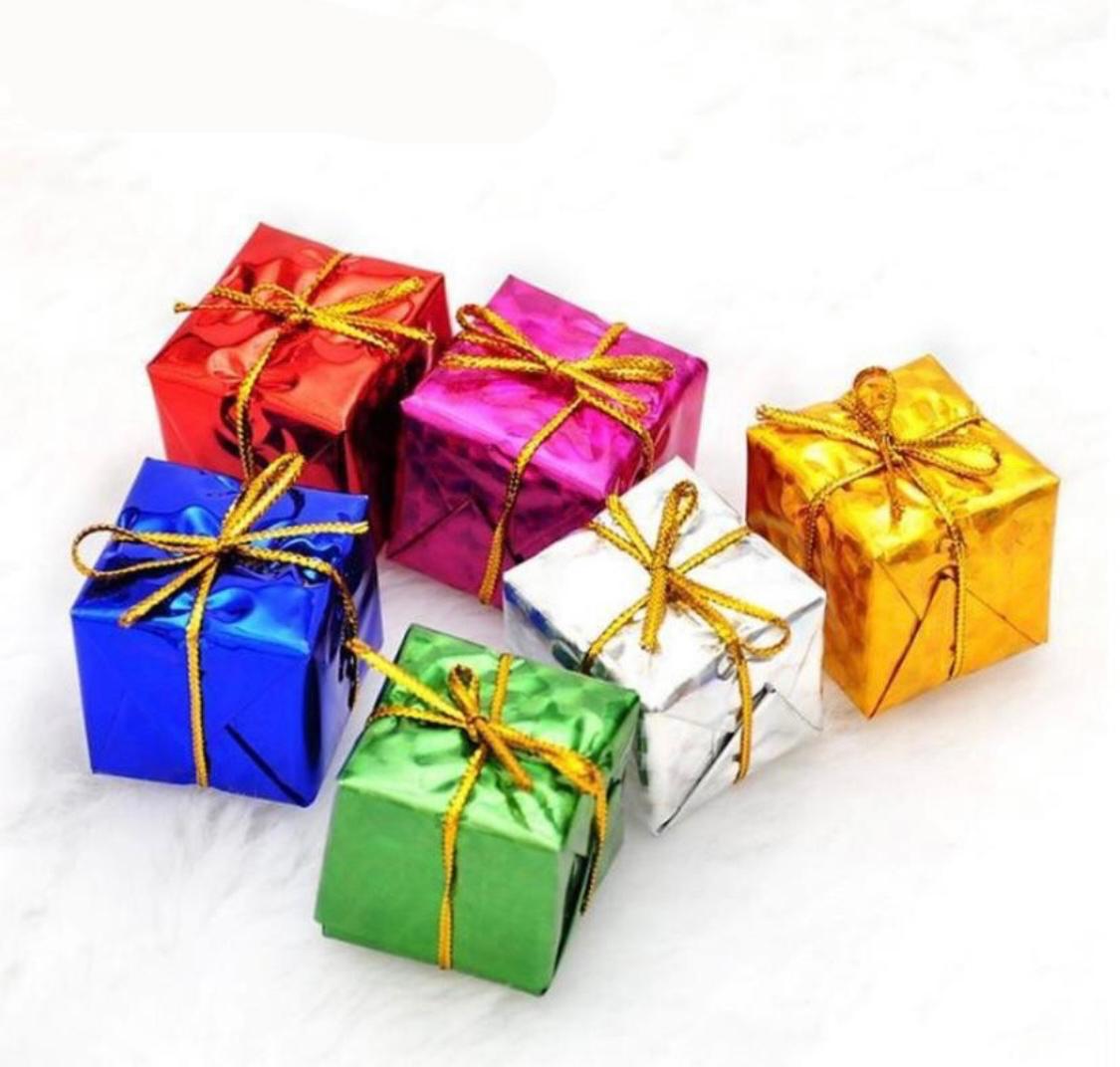 Christmas Decoration Gift Boxes - 6 Pcs