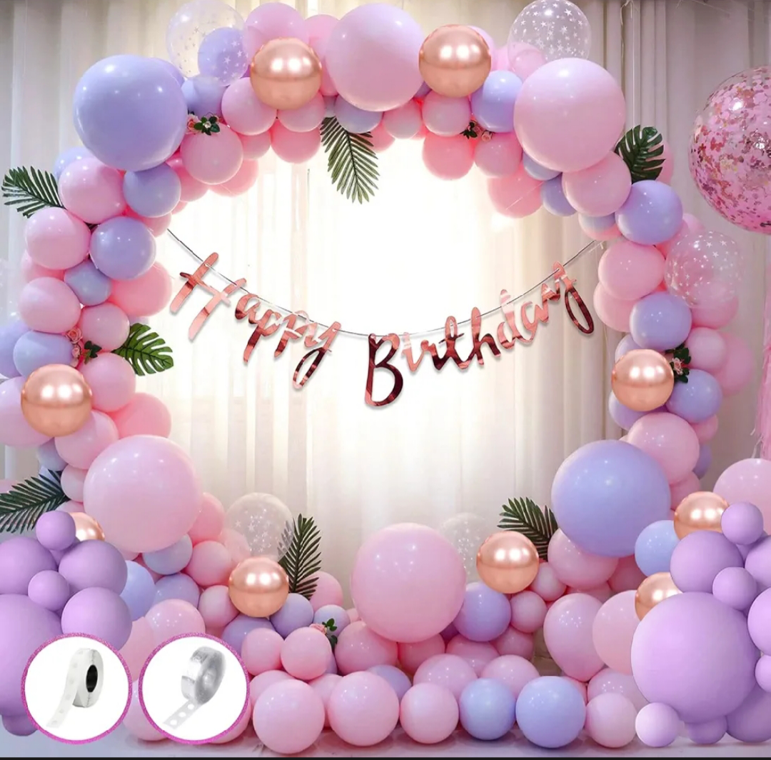 Trending Blue and Silver Happy Birthday Decoration Theme Set