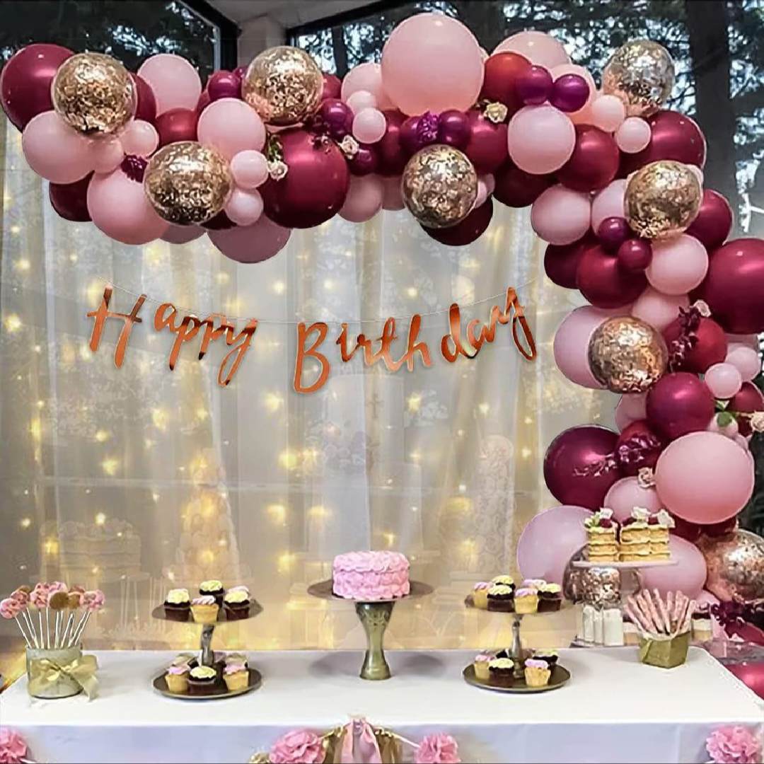 Trending Blue and White Happy Birthday Decoration theme Set