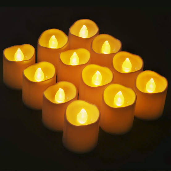 12 Pcs Flameless LED Light Candles – Perfect for Any Occasion
