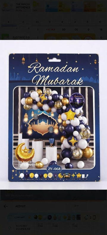 Ramzan Mubarak Decoration Theme Set for Aftari and Ramzan Gathering