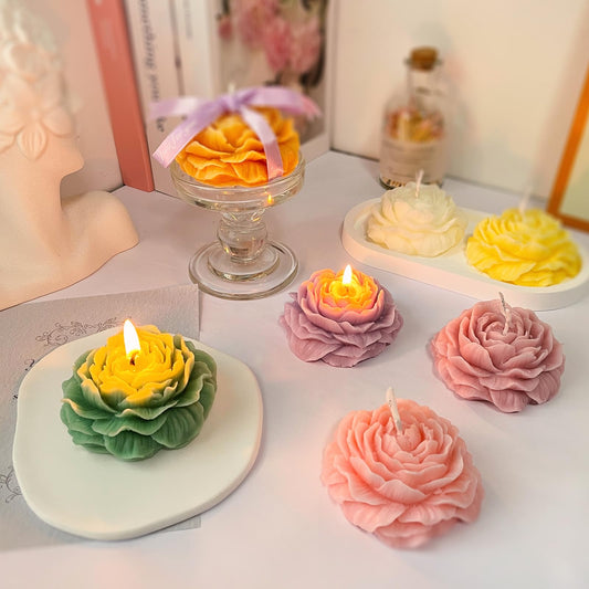 Flower Shaped Cake Candles for Birthday & Party Decoration