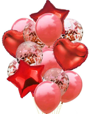 14 Pcs Balloons Set For Parties and Decoration