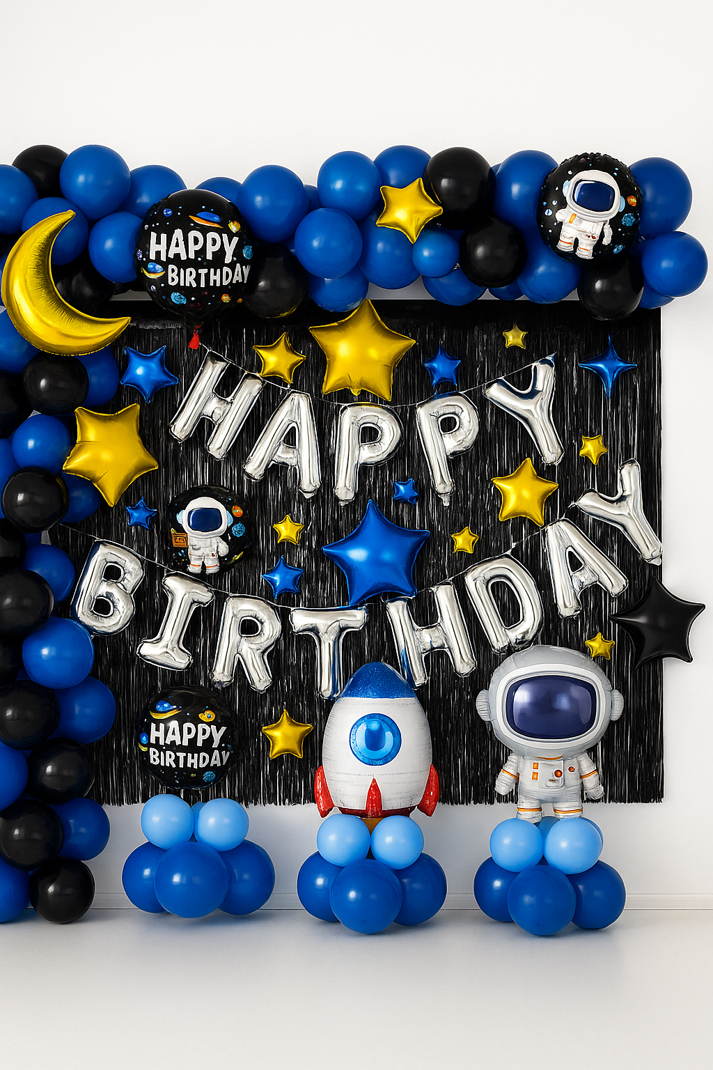 Space Theme Happy Birthday Set All items and Accesories Included
