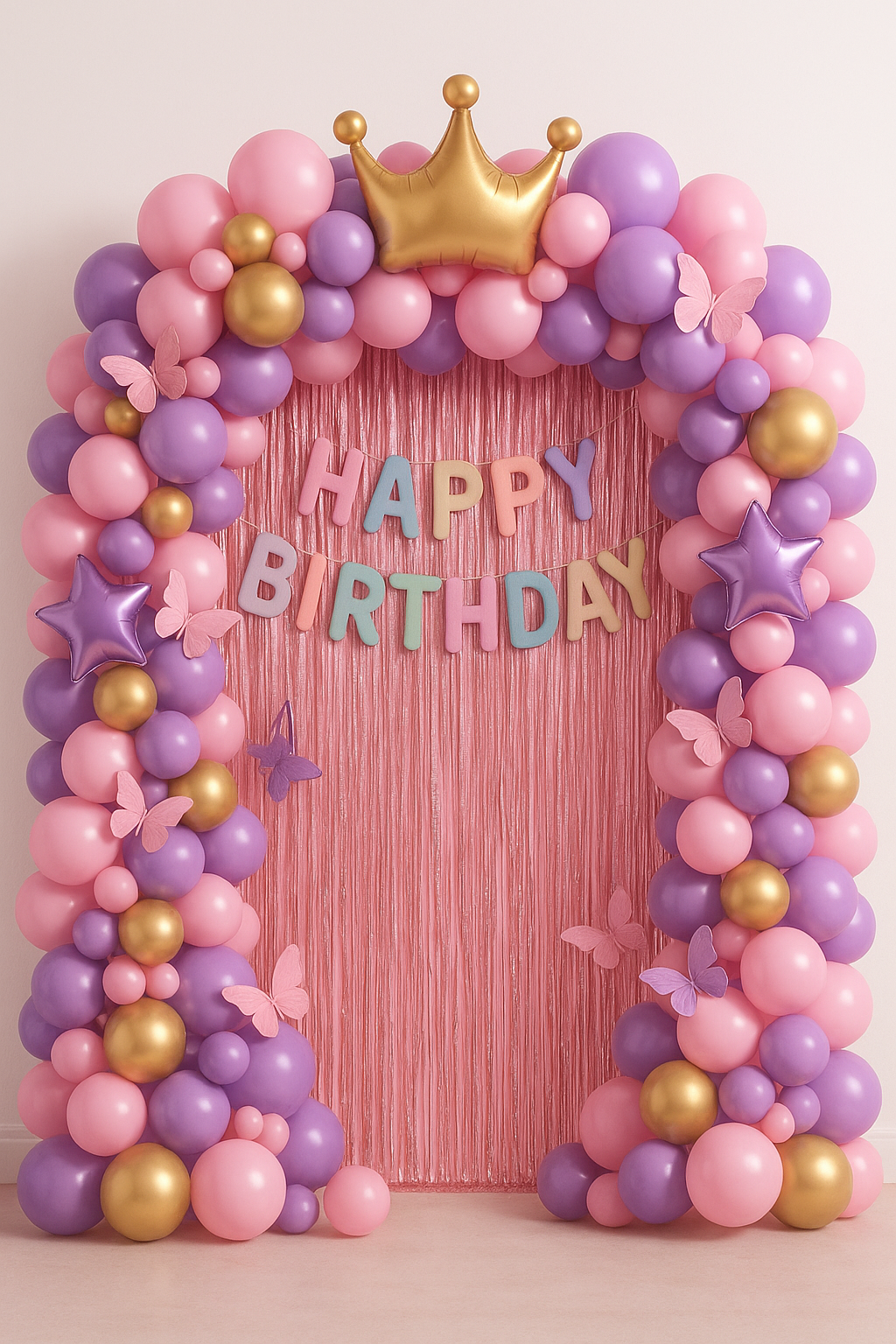 Princess Happy Birthday Theme Set For Girls