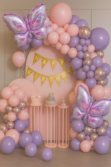Butterfly Happy Birthday Decoration Theme