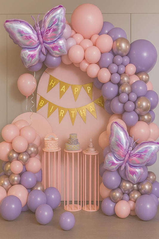 Butterfly Happy Birthday Decoration Theme