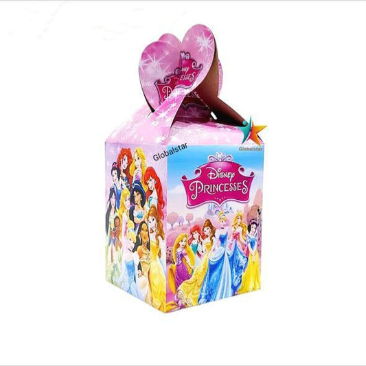 Pack of 10 Princess Goodies Box es For Kids Birthday Parties