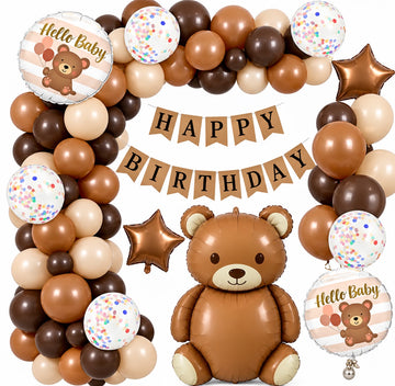 Trending Happy Birthday Teddy Bear Decoration Theme Set