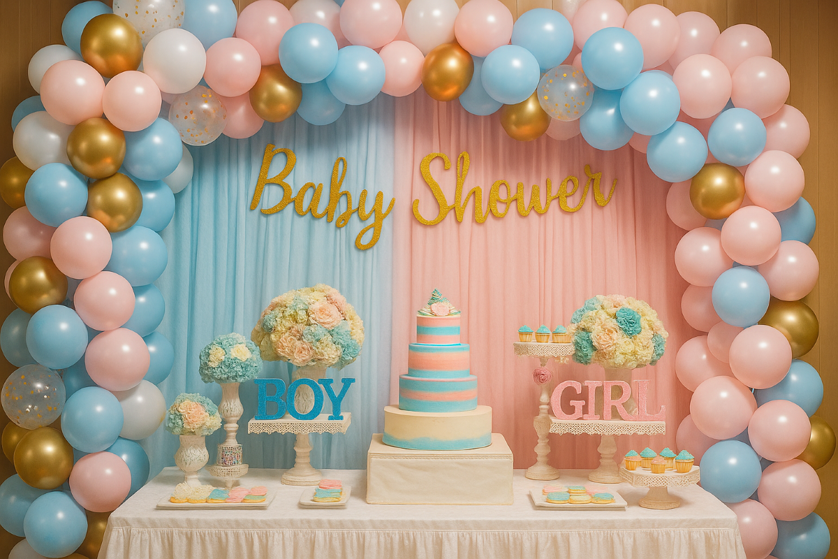 Baby Shower Decoration Theme Set Include all Items and Accessories