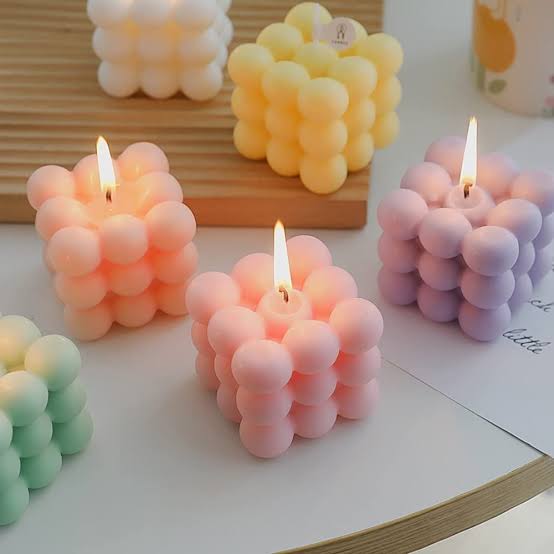 Bubbles Shaped 3D Candle For Party Celebration and Birthdays