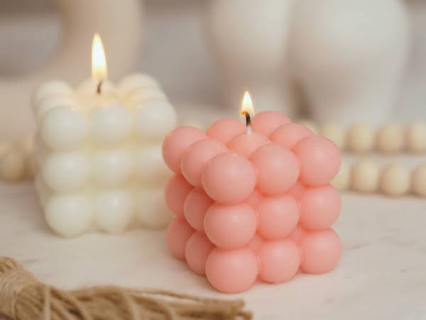 Bubbles Shaped 3D Candle For Party Celebration and Birthdays